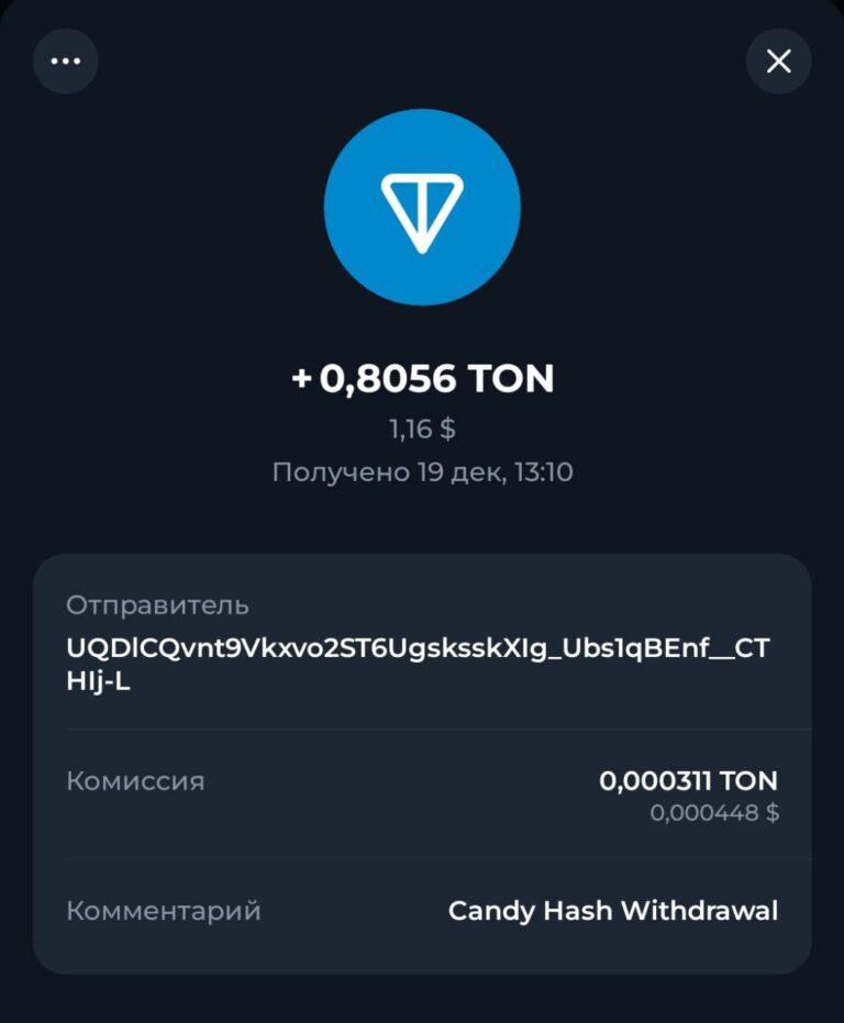 Candy Hash: Выплаты 100% подтверждены! Обзор, Telegram и VK
