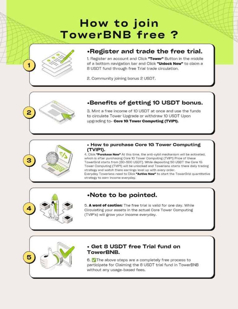 TowerBNB: Получите 8 USDT Бесплатно + Бонусы! Полное Руководство по Участию