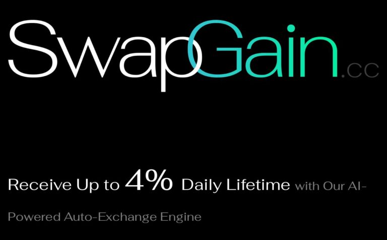 SWAP GAIN: Инвестируйте и зарабатывайте 4% ежедневно!